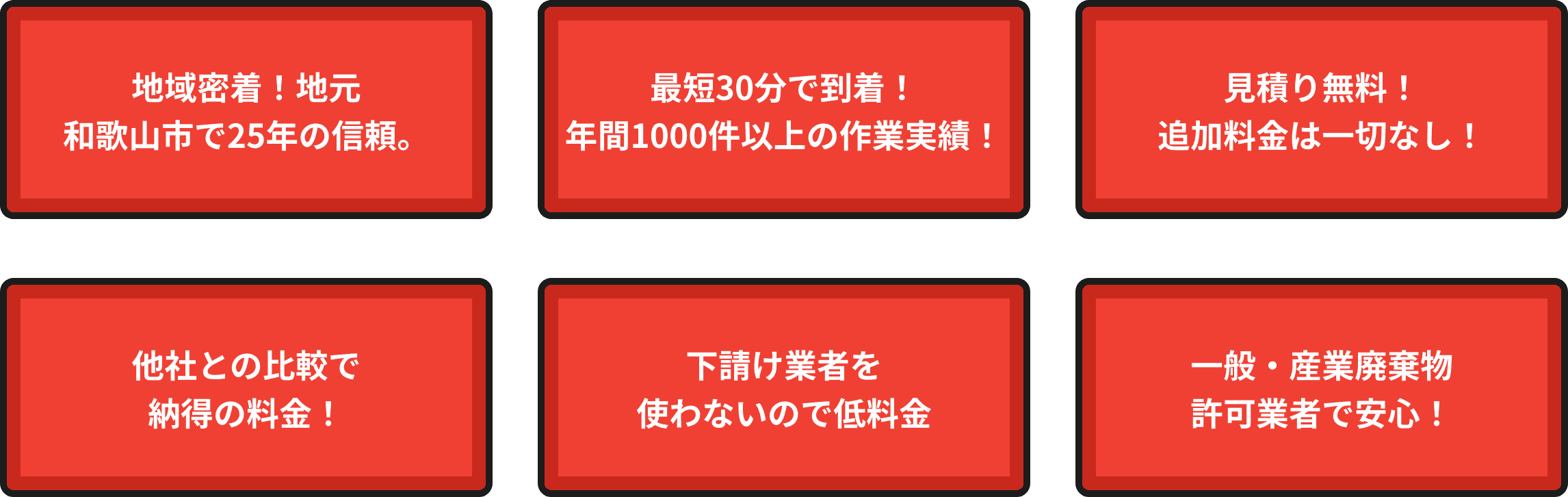 選ばれる理由