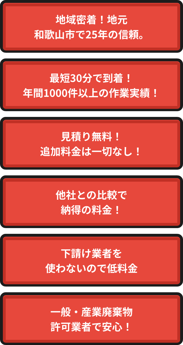 選ばれる理由